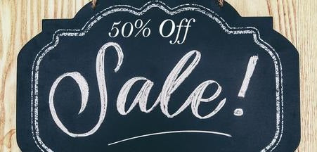 50% Off Sale!