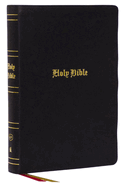 Super Giant Print, Black Genuine Leather, Red Letter, Comfort Print (Thumb Indexed): King James Version