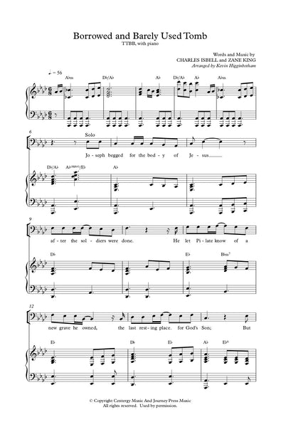 Borrowed and Barely Used Tomb Sheet Music Heartland Baptist