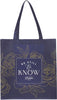 Tote bag Navy Floral Be Still