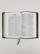 Midsize Thinline Bible in Black Ironed Calfskin