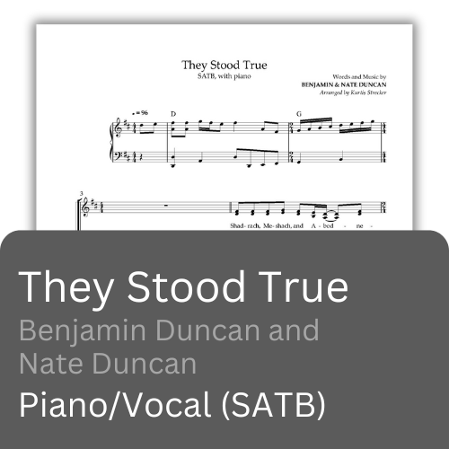 They Stood True (PDF) SATB