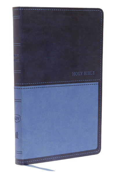 KJV Thin Line, Blue Leathersoft