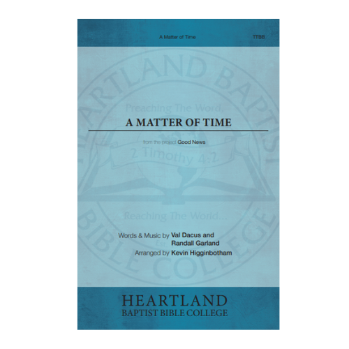 A Matter of Time (Sheet Music)