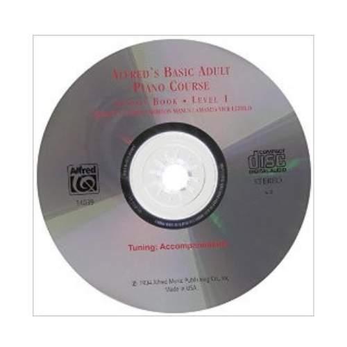 Alfred's Basic Adult Piano Course, CD