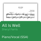 All Is Well (Sheet Music)