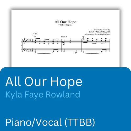 All Our Hope (Sheet Music)