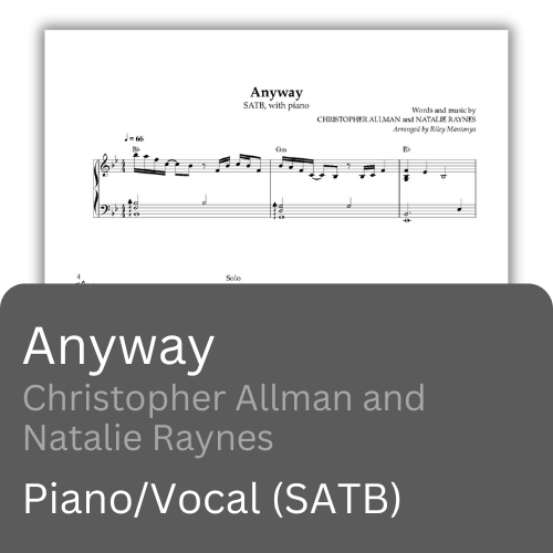 Anyway (PDF) SATB