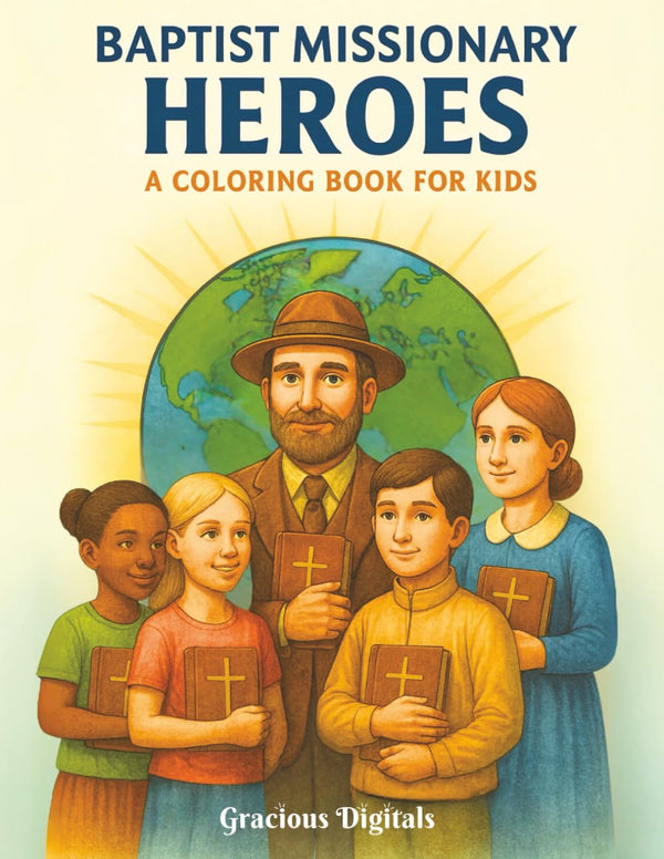 Baptist Missionary Heroes: A Coloring Book for Kids