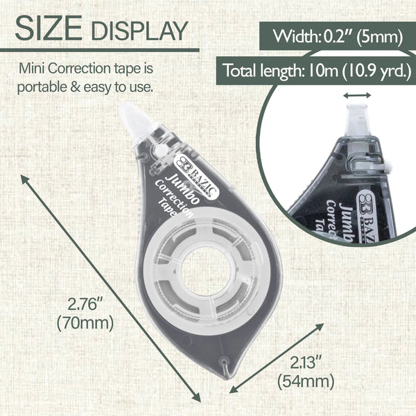 Bazic Jumbo Correction Tape