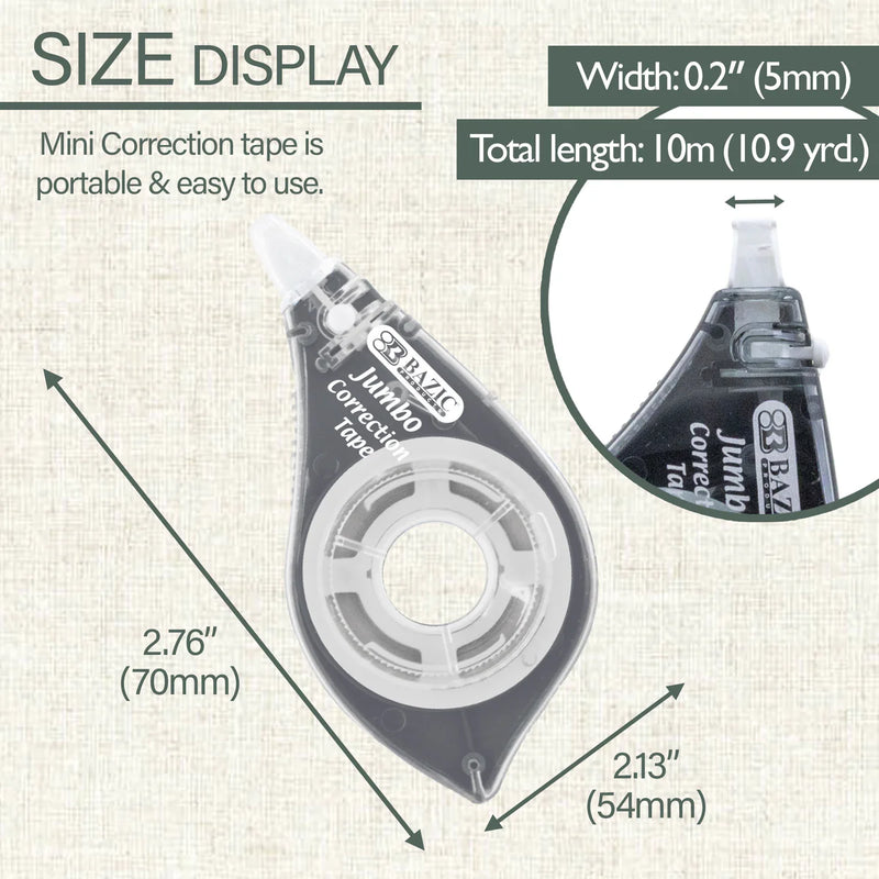 Bazic Jumbo Correction Tape