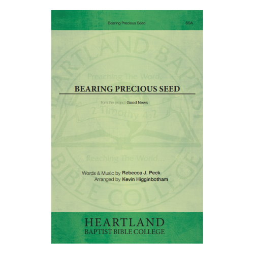 Bearing Precious Seed (Sheet Music)