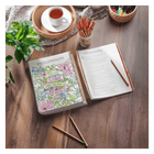 Pearlized White Floral Faux Leather My Creative Bible Illustrators Edition