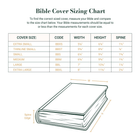 Bible Cover Medium Floral Amazing Grace