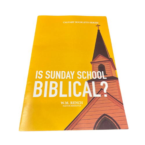 Is Sunday School Biblical?