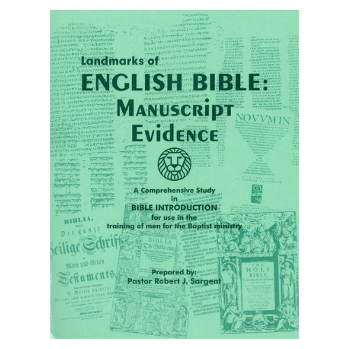 Landmarks Of English Bible: Manuscript Evidence