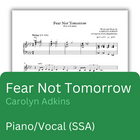 Fear Not Tomorrow (Sheet Music)