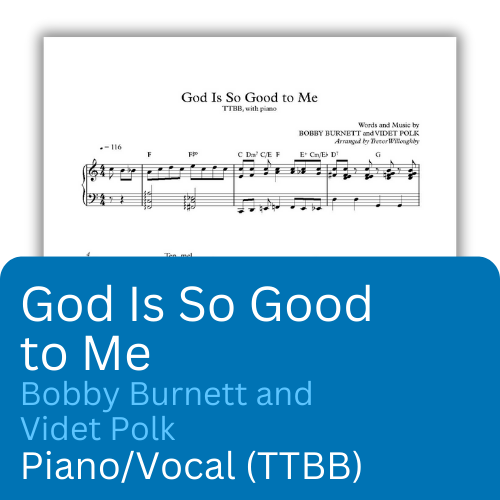 God is So Good to Me (Sheet Music)