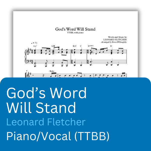 God's Word Will Stand (Sheet Music)