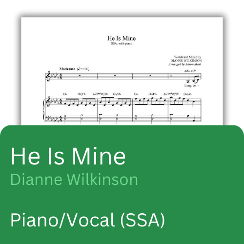 He Is Mine (Sheet Music)