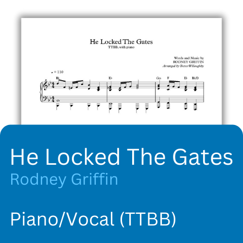 He Locked the Gates (Sheet Music)