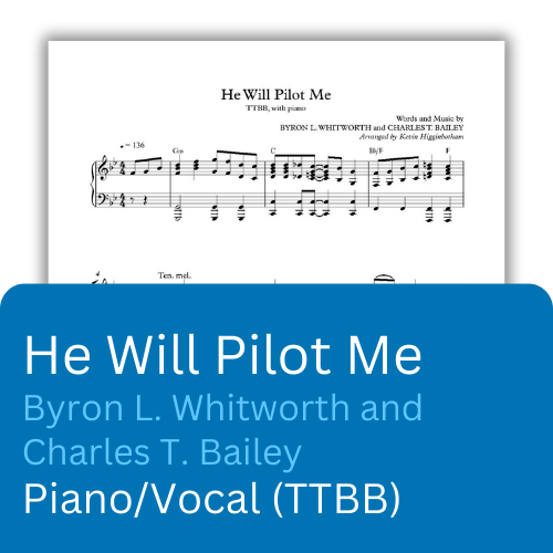 He Will Pilot Me (Sheet Music)