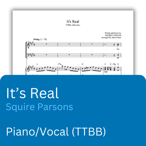 It's Real (Sheet Music)