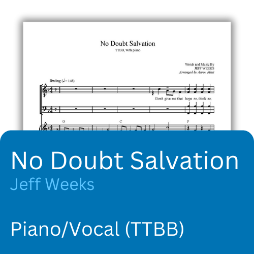 No Doubt Salvation (Sheet Music)