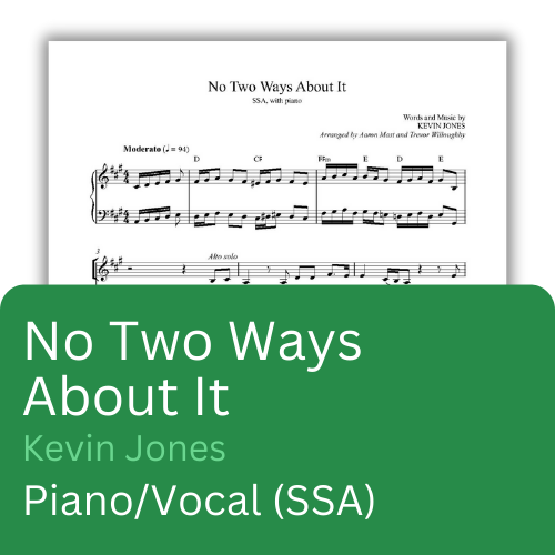 No Two Ways About It (Sheet Music) | Heartland Baptist Bookstore