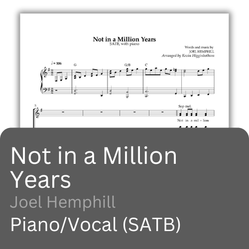 Not in a Million Years (PDF)SATB
