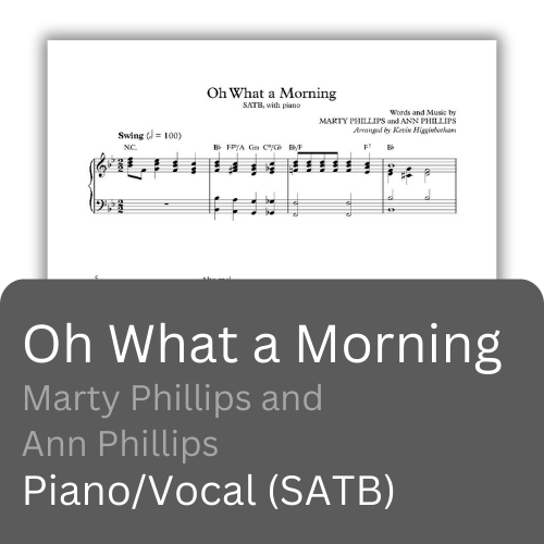 Oh What a Morning (Sheet Music)