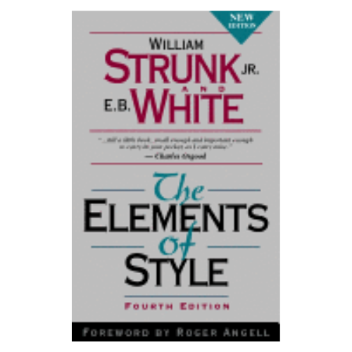 The Elements of Style, 4ed