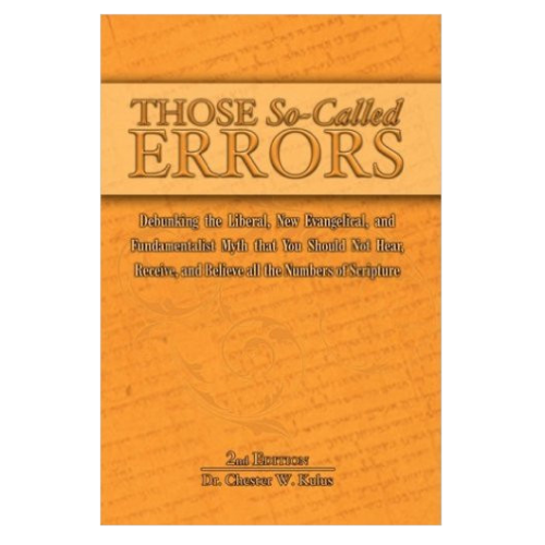 Those So Called Errors, 2nd edition