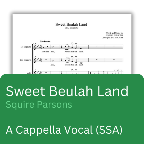 Sweet Beulah Land (Sheet Music) | Heartland Baptist Bookstore