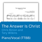 The Answer is Christ (Sheet Music)