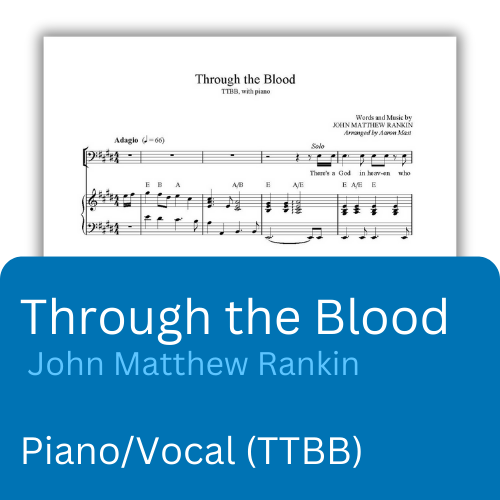 Through the Blood (Sheet Music)