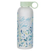 Green Water Bottle Glass Be Still and Know