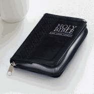 KJV Mini Pocket Edition: Zippered, Black