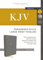 KJV Paragraph Style Large Print Thin Line, Cross Reference