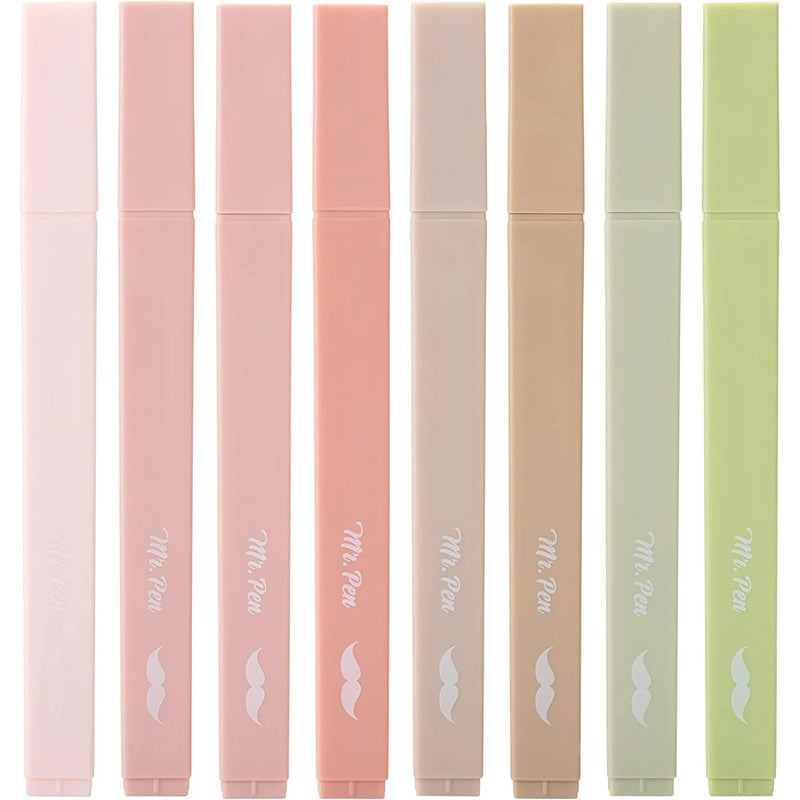 Mr. Pen Aesthetic Highlighter Set Woodland Colors