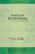 God Can Do Anything (Sheet Music)