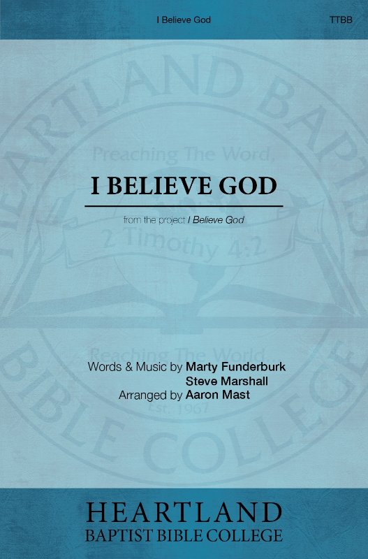I Believe God (Sheet Music)