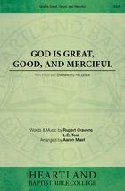 God Is Great, Good, and Merciful (Sheet Music)