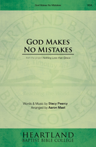 God Makes No Mistakes (Sheet Music)