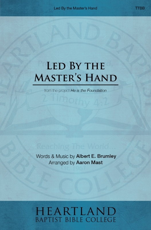Led By the Master's Hand (Sheet Music)
