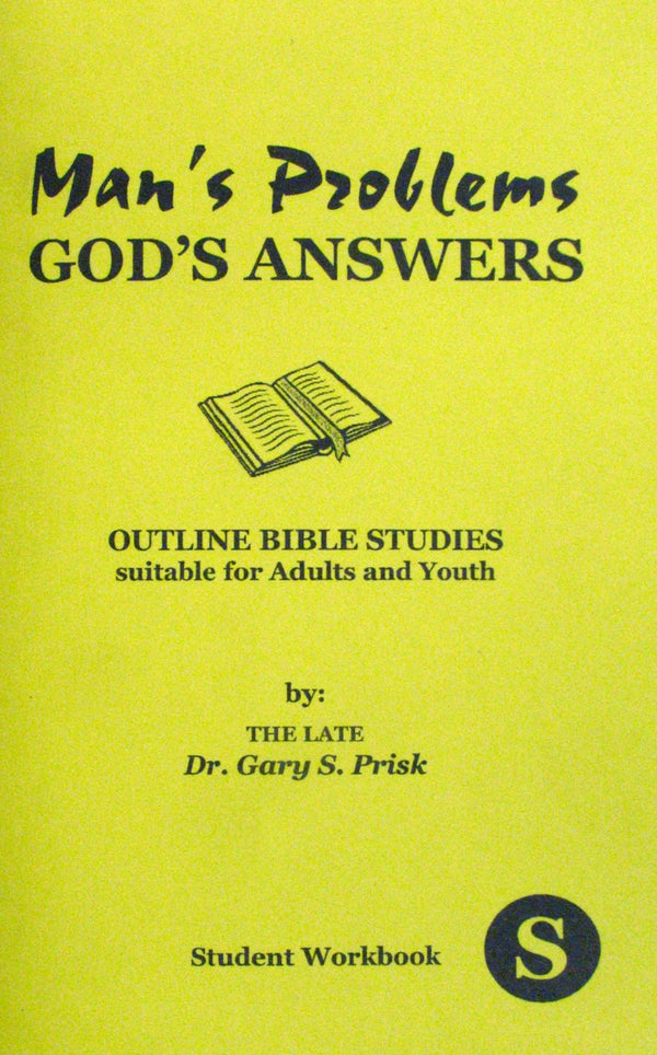 Man's Problems God's Answers- Student Workbook