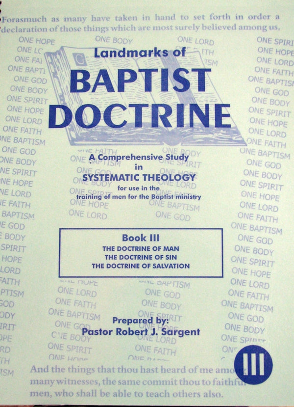 Landmarks of Baptist Doctrine (Book 3)