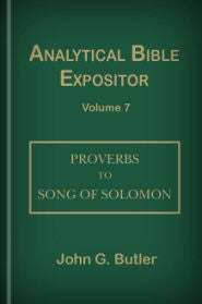 Proverbs Analytical Bible Expos