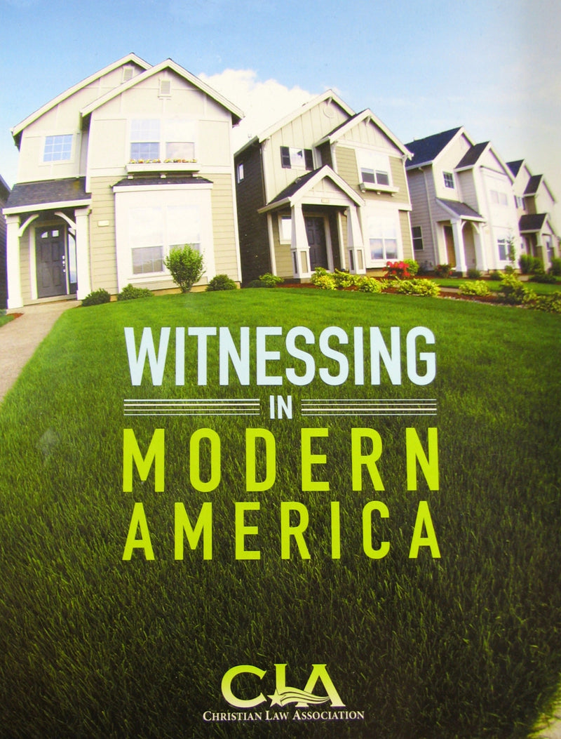 Witnessing In Modern America