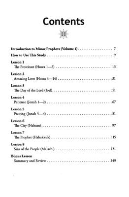 Wiersbe Bible Study Series Minor Prophets , Vol 1